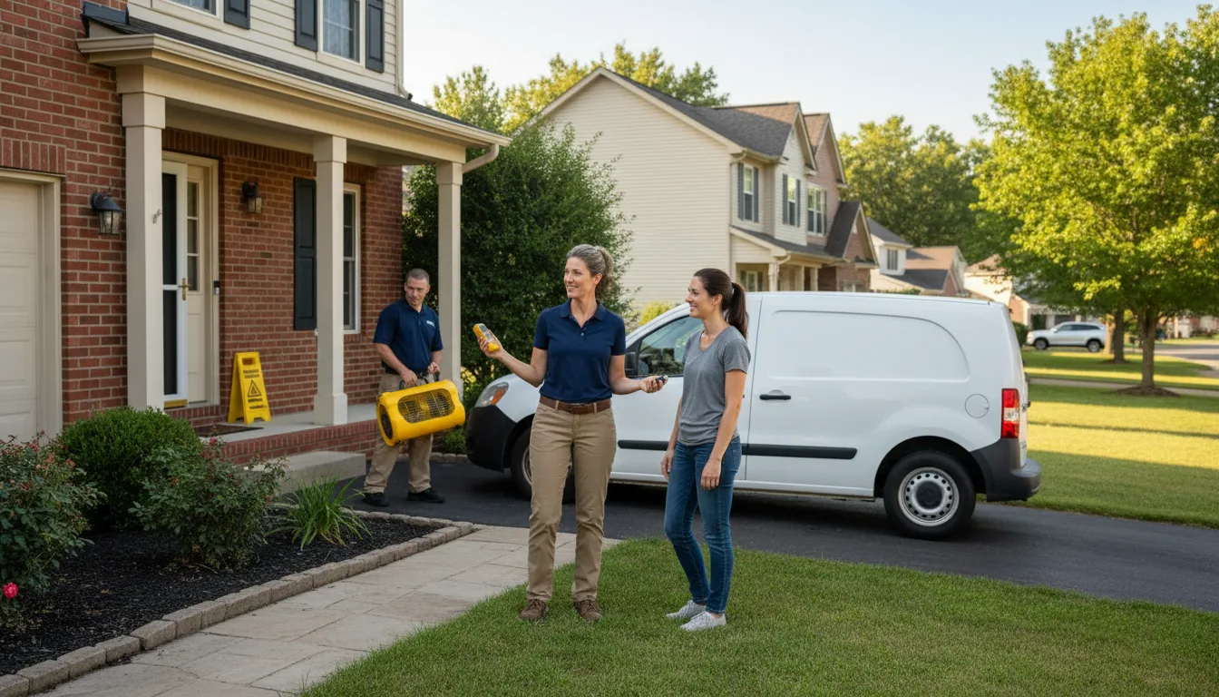 Water restoration image for Home Water Damage Repair in Canton Center, CT